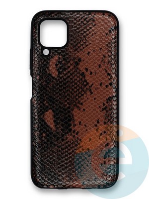 Накладка силиконовая Pitone для Huawei P40 Lite/Nova 6SE/Nova 7i коричневая - фото 40019