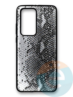 Накладка силиконовая Pitone для Huawei P40 Pro серебристая - фото 40024