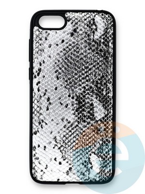 Накладка силиконовая Pitone для Huawei Y5 2018/Honor 7A серебристая - фото 40028