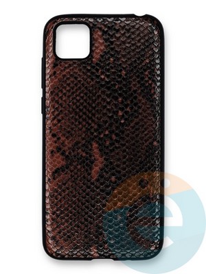 Накладка силиконовая Pitone для Huawei Y5P/Honor 9S коричневая - фото 40033