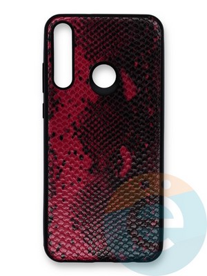 Накладка силиконовая Pitone для Huawei Y6P бордовая - фото 40041
