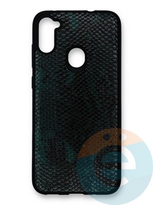 Накладка силиконовая Pitone для Samsung Galaxy A11 зеленая - фото 40049
