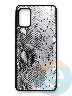 Накладка силиконовая Pitone для Samsung Galaxy A41 сербристая - фото 40060