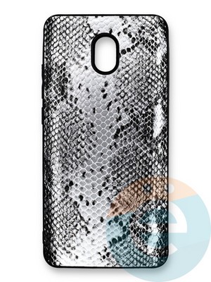 Накладка силиконовая Pitone для Xiaomi Redmi 8A серебристая - фото 40068