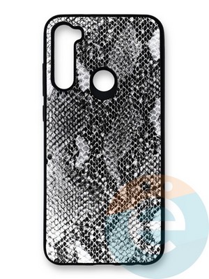 Накладка силиконовая Pitone для Xiaomi Redmi Note 8T серебристая - фото 40074