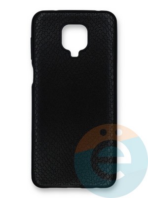 Накладка силиконовая Pitone для Xiaomi Redmi Note 9S/9 Pro черная - фото 40080