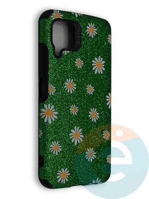 Накладка силиконовая с ромашками для Huawei Nova 6SE/P 40 Lite/Nova 7i зеленая - фото 40198