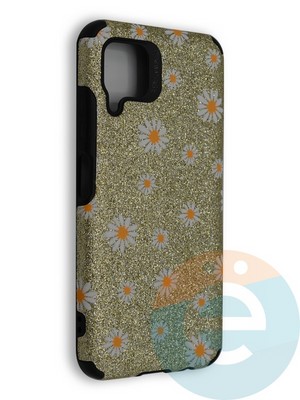 Накладка силиконовая с ромашками для Huawei Nova 6SE/P 40 Lite/Nova 7i золотистая - фото 40199