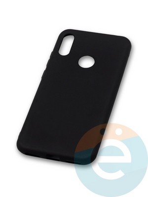 Накладка силиконовая Soft Touch ультратонкая для Huawei Honor 8A/Y6 2019 черная - фото 40670