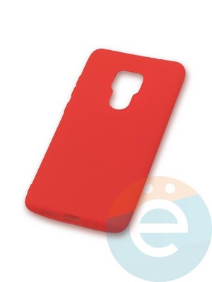 Накладка силиконовая Soft Touch ультратонкая для Huawei Mate 20 красная - фото 40671