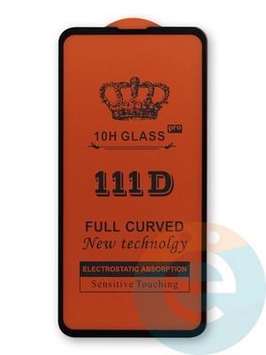 Защитное стекло 9D с полной проклейкой на Samsung Galaxy S10E черное - фото 40745