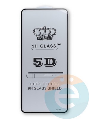 Защитное стекло 9D с полной проклейкой на Xiaomi Mi 10T черное - фото 40751