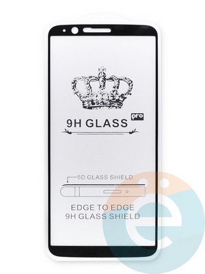Защитное стекло 9D с полной проклейкой на One Plus 5t черное - фото 40753