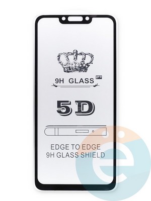 Защитное стекло 9D с полной проклейкой на Huawei Mate 20 Lite черное - фото 40758