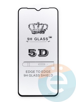 Защитное стекло 9D с полной проклейкой на Nokia 5.3 черное - фото 40766