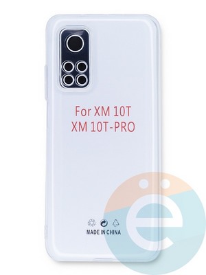 Накладка силиконовая 1.5 mm на Xiaomi Mi 10T/10T Pro прозрачная - фото 41500