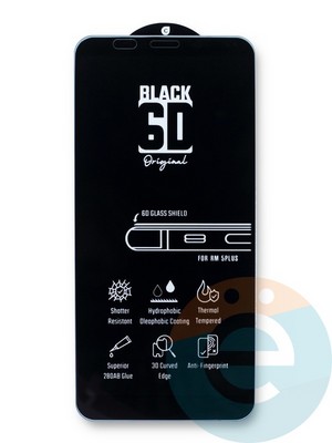Защитное стекло 6D с полной проклейкой на Xiaomi Redmi 5 Plus черное - фото 41525