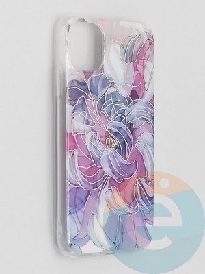 Накладка комбинированная Flowers с силиконовой окантовкой для Apple iPhone 11 вид9 - фото 41557