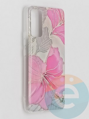 Накладка комбинированная Flowers с силиконовой окантовкой для Huawei Honor 30 вид1 - фото 41588