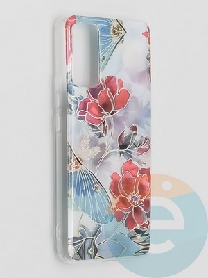 Накладка комбинированная Flowers с силиконовой окантовкой для Huawei Honor 30 вид3 - фото 41591