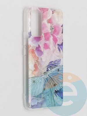 Накладка комбинированная Flowers с силиконовой окантовкой для Huawei Honor 30 вид7 - фото 41595