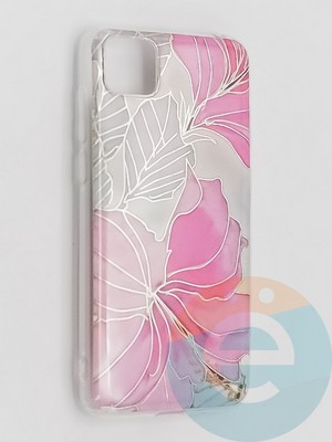 Накладка комбинированная Flowers с силиконовой окантовкой для Huawei Honor 9S/Y5P вид1 - фото 41628