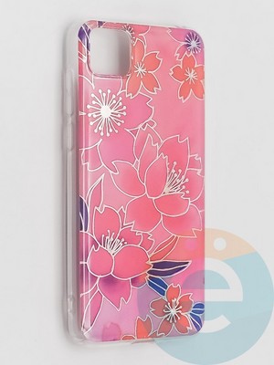 Накладка комбинированная Flowers с силиконовой окантовкой для Huawei Honor 9S/Y5P вид2 - фото 41630