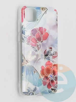 Накладка комбинированная Flowers с силиконовой окантовкой для Huawei Honor 9S/Y5P вид3 - фото 41631