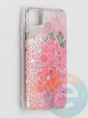 Накладка комбинированная Flowers с силиконовой окантовкой для Huawei Honor 9S/Y5P вид4 - фото 41632
