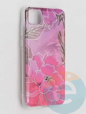 Накладка комбинированная Flowers с силиконовой окантовкой для Huawei Honor 9S/Y5P вид5 - фото 41633