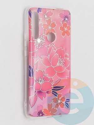 Накладка комбинированная Flowers с силиконовой окантовкой для Huawei P Smart Z/Y9 Prime/Honor 9X вид2 - фото 41640