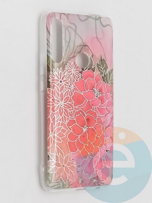 Накладка комбинированная Flowers с силиконовой окантовкой для Huawei P Smart Z/Y9 Prime/Honor 9X вид4 - фото 41642