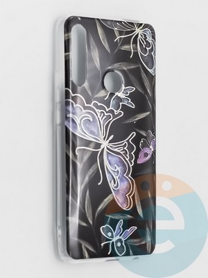 Накладка комбинированная Flowers с силиконовой окантовкой для Huawei P Smart Z/Y9 Prime/Honor 9X вид8 - фото 41646