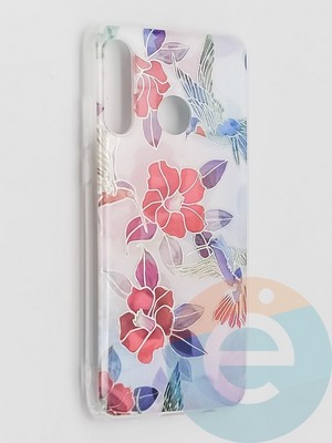 Накладка комбинированная Flowers с силиконовой окантовкой для Huawei P30 Lite вид10 - фото 41649