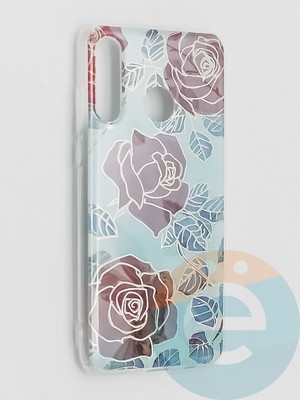 Накладка комбинированная Flowers с силиконовой окантовкой для Huawei P30 Lite вид6 - фото 41654