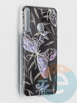 Накладка комбинированная Flowers с силиконовой окантовкой для Huawei P40 Lite E/Y7P вид8 - фото 41666