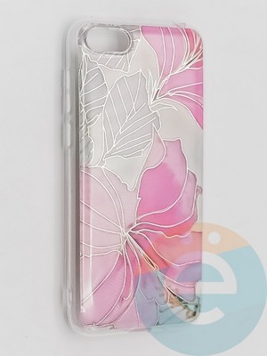 Накладка комбинированная Flowers с силиконовой окантовкой для Huawei Y5 2018/Honor 7A  вид9 - фото 41668