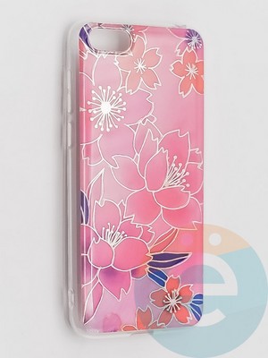 Накладка комбинированная Flowers с силиконовой окантовкой для Huawei Y5 2018/Honor 7A вид10 - фото 41670