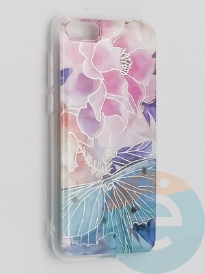 Накладка комбинированная Flowers с силиконовой окантовкой для Huawei Y5 2018/Honor 7A вид6 - фото 41675