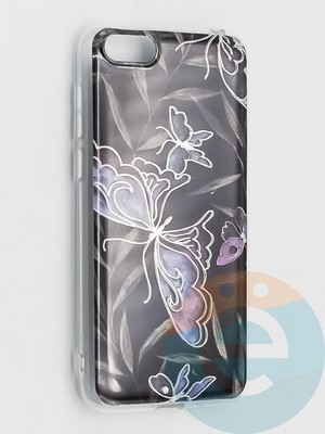 Накладка комбинированная Flowers с силиконовой окантовкой для Huawei Y5 2018/Honor 7A вид7 - фото 41676
