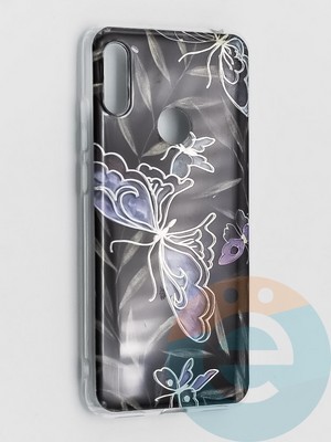 Накладка комбинированная Flowers с силиконовой окантовкой для Huawei Y6 2019/Honor 8A вид8 - фото 41696