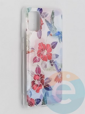 Накладка комбинированная Flowers с силиконовой окантовкой для Samsung Galaxy A31 вид10 - фото 41719