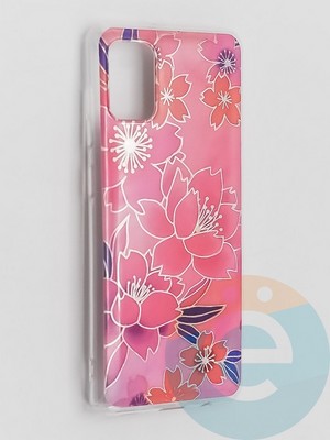 Накладка комбинированная Flowers с силиконовой окантовкой для Samsung Galaxy A31 вид2 - фото 41720