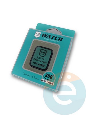 Защитное стекло Polymer Nano матовое для Appple Watch 40mm - фото 41864
