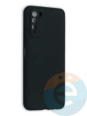 Накладка силиконовая Soft touch с защищенной камерой для Huawey Honor 10X Lite черная - фото 41875