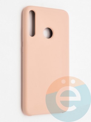 Накладка силиконовая Silicone Cover (без логотипа) для Huawei P40 Lite E/Y7P/Honor 9C пудровая - фото 41939