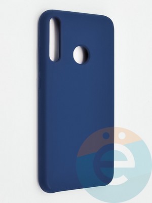 Накладка силиконовая Silicone Cover (без логотипа) для Huawei P40 Lite E/Y7P/Honor 9C синяя - фото 41940