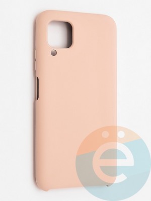 Накладка силиконовая Silicone Cover (без логотипа) для Huawei P40 Lite/Nova 6SE/Nova 7i пудровая - фото 41947