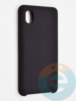 Накладка силиконовая Silicone Cover (без логотипа) для Samsung Galaxy A01 CORE черная - фото 41966