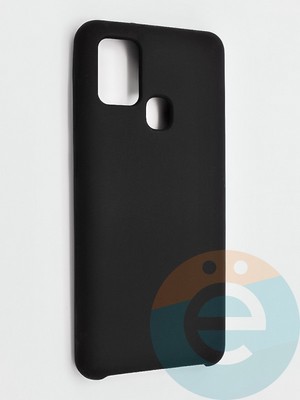 Накладка силиконовая Silicone Cover (без логотипа) для Samsung Galaxy A21S черная - фото 41990